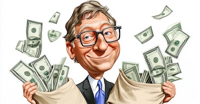 Spend Bill Gates Money Game