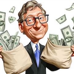 Bill Gate, Spend Bill Gate's Money Simulator Game