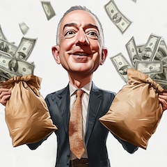 Jeff Bezos, Spend Jeff Bezos' Money Simulator Game